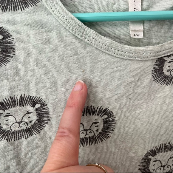 RYLEE & CRU Lion Boxy Short Sleeve Tee Shirt Size 4/5 - Picture 3 of 9